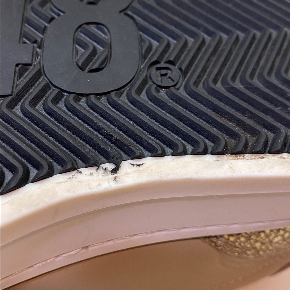 P448 Sneaker Low Top Lace Up Tan & Rose Gold EU 38 - Picture 11 of 11
